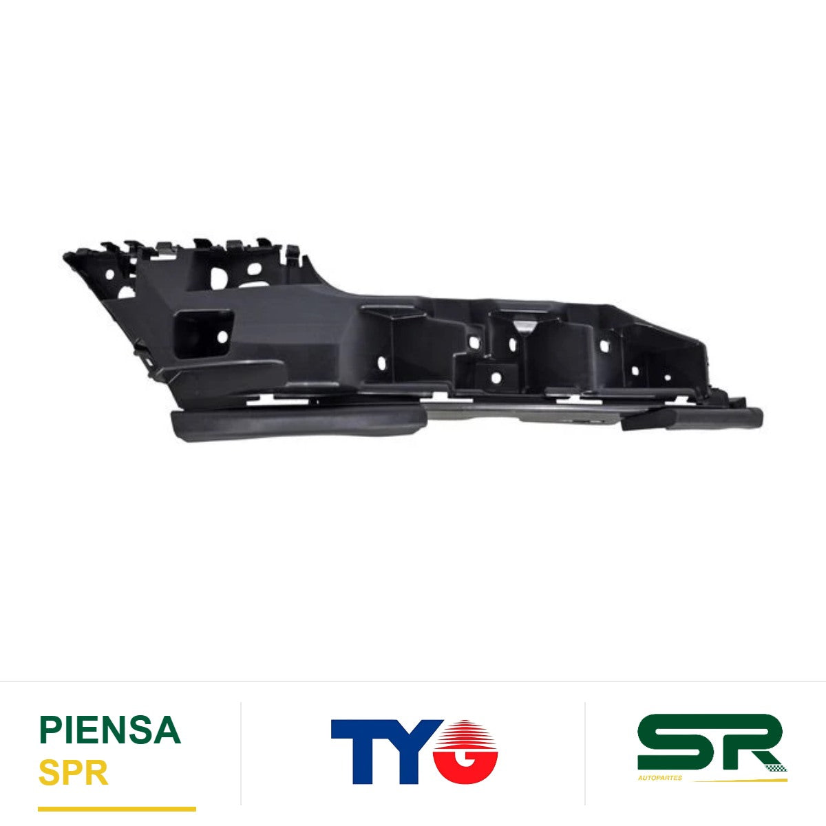 GUÍA FASCIA DELANTERA DERECHA SIN HOYO FORD PICKUP 2015-2020 SUPERIOR P / MOLD TYG