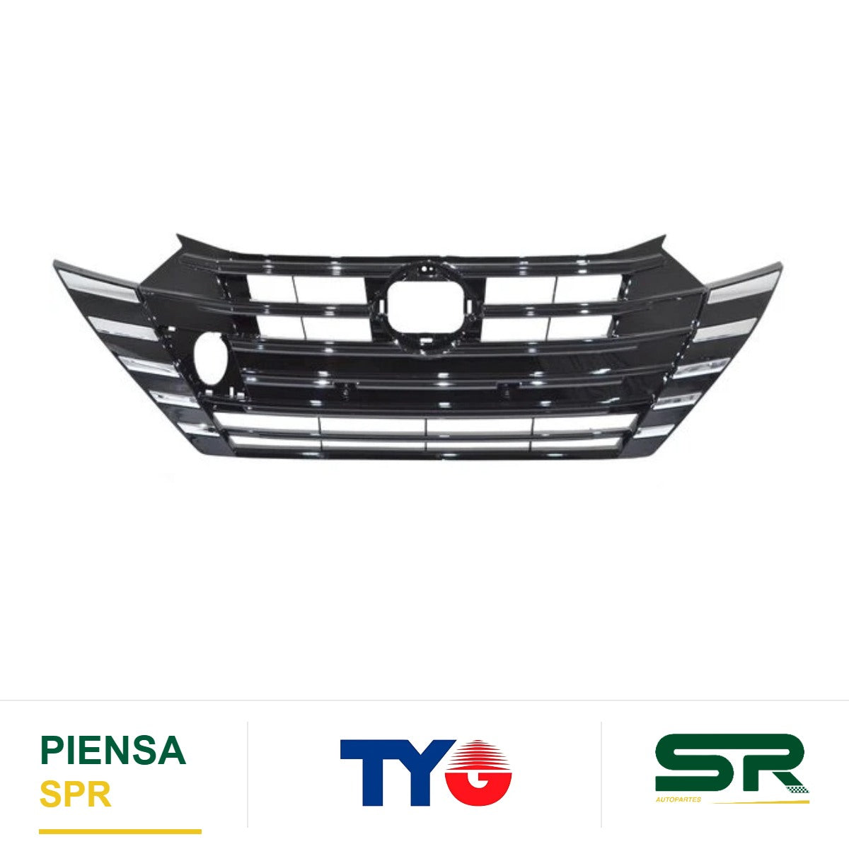 PARRILLA CON MOLDURA CROMADA NISSAN VERSA 2023-2025 TYG