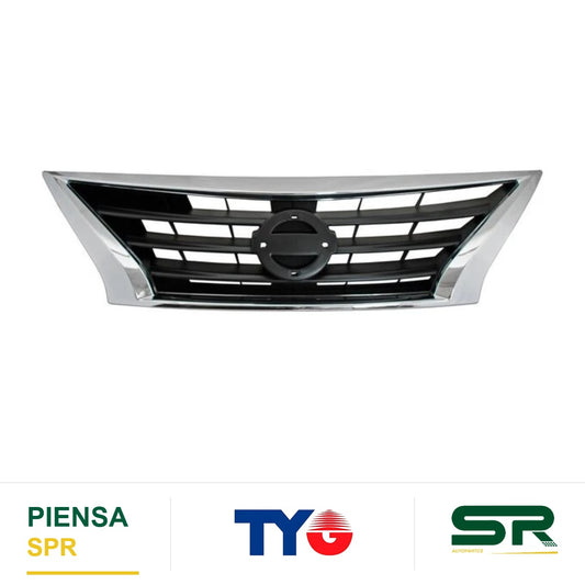 PARRILLA FILO CROMADO NISSAN VERSA 2015-2019 / V-DRIVE 2020-2025 ALD261 TLDP 28906 TYG
