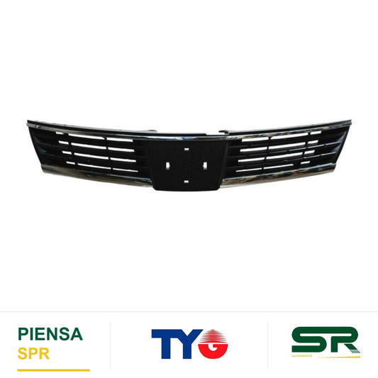 PARRILLA CON MOLDURA CROMADA GRIS NISSAN TIIDA 2007-2017 TYG