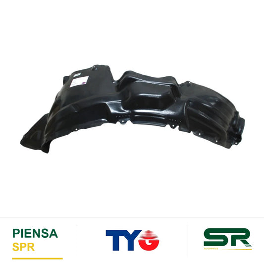TOLVA SALPICADERA IZQUIERDA PLÁSTICO TOYOTA SIENNA 2004-2006 TYG