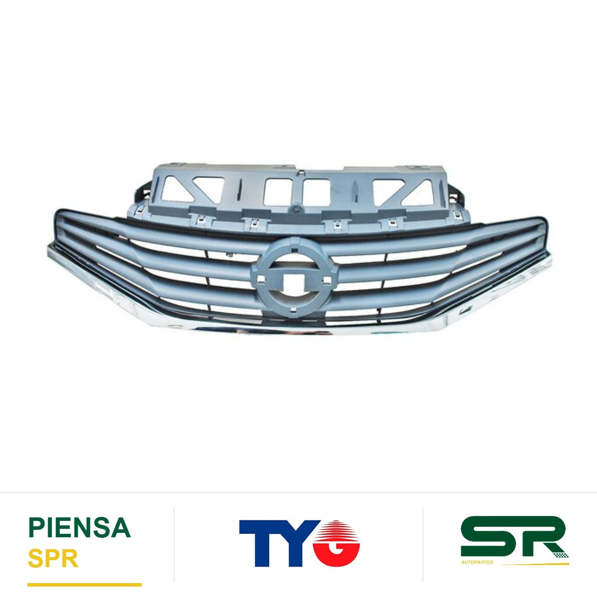 PARRILLA CROMADA 5 PUERTAS NISSAN NOTE 2014-2016 / NISSAN VERSA 2014-2016 TYG