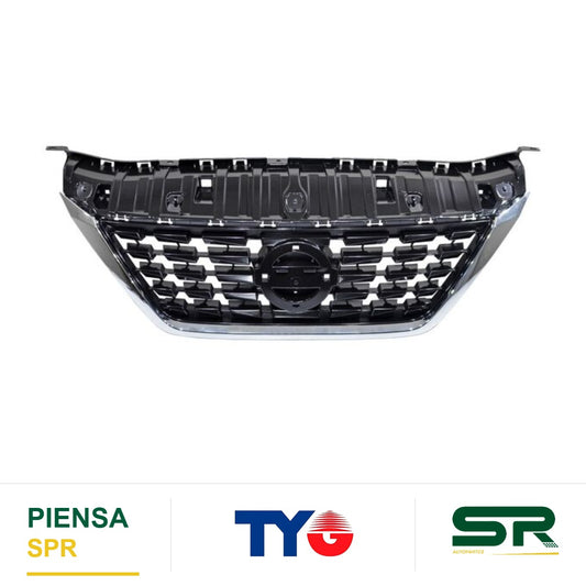 PARRILLA CON MOLDURA CROMADA NISSAN MARCH 2021-2025 TYG