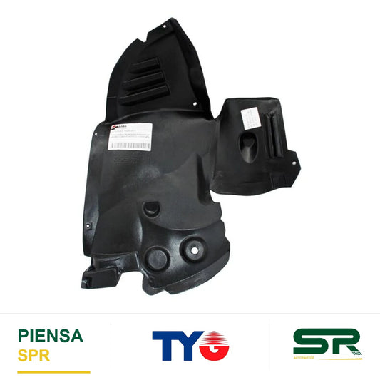 TOLVA SALPICADERA IZQUIERDA DELANTERA PLÁSTICO SECCIÓN 0 RENAULT KANGOO 2004-2008 TYG
