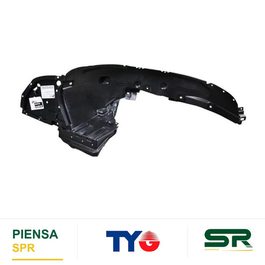 TOLVA SALPICADERA IZQUIERDA PLÁSTICO NISSAN VERSA 2015-2020 / NISSAN V-DRIVE 2020-2025 TYG