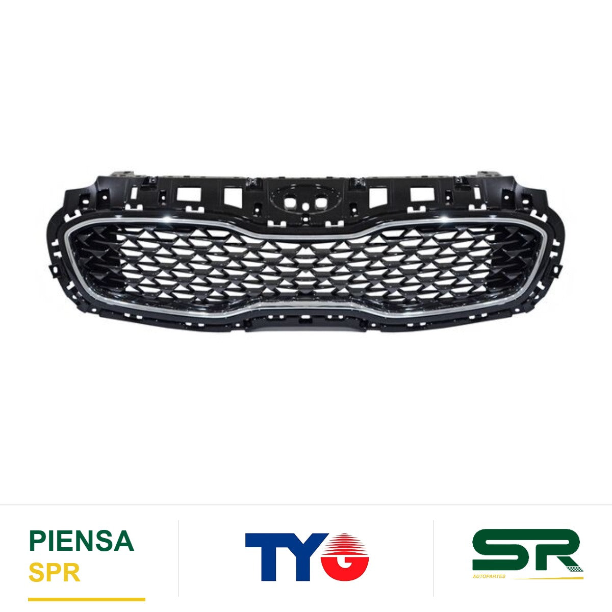 PARRILLA CROMADA GRIS KIA SPORTAGE 2019-2022 / KIA GT-LINE CON FILO 2010 TYG