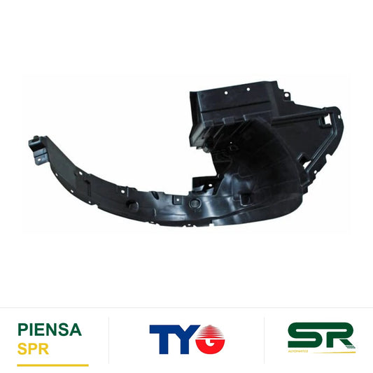 TOLVA SALPICADERA IZQUIERDA PLÁSTICO NISSAN MARCH 2014-2025 TYG