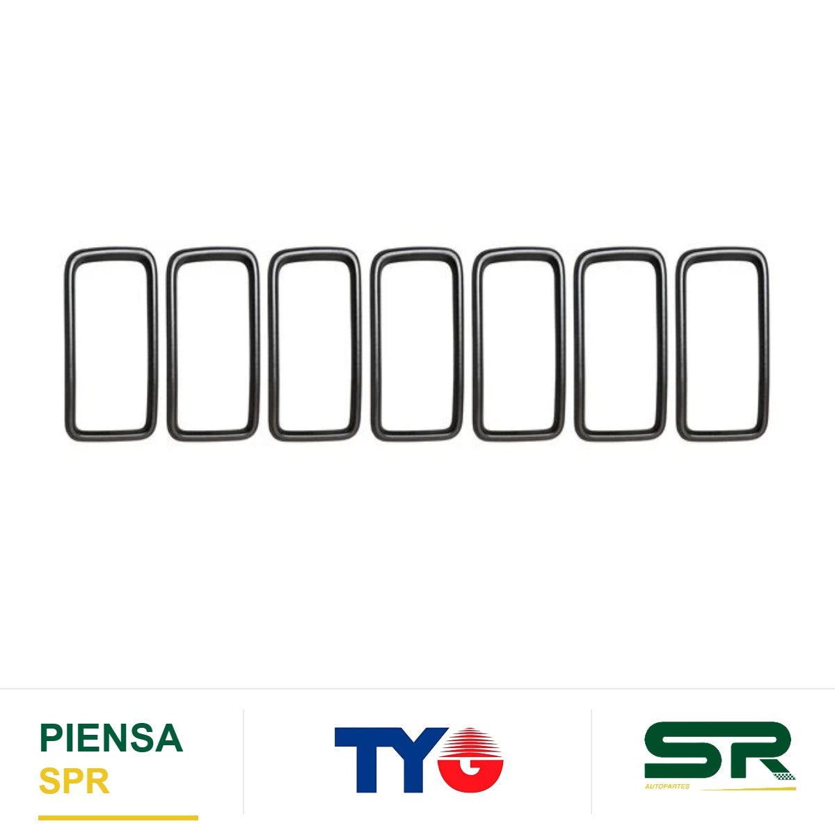 PARRILLA PLATA JEEP RENEGADE 2019-2022 TYG