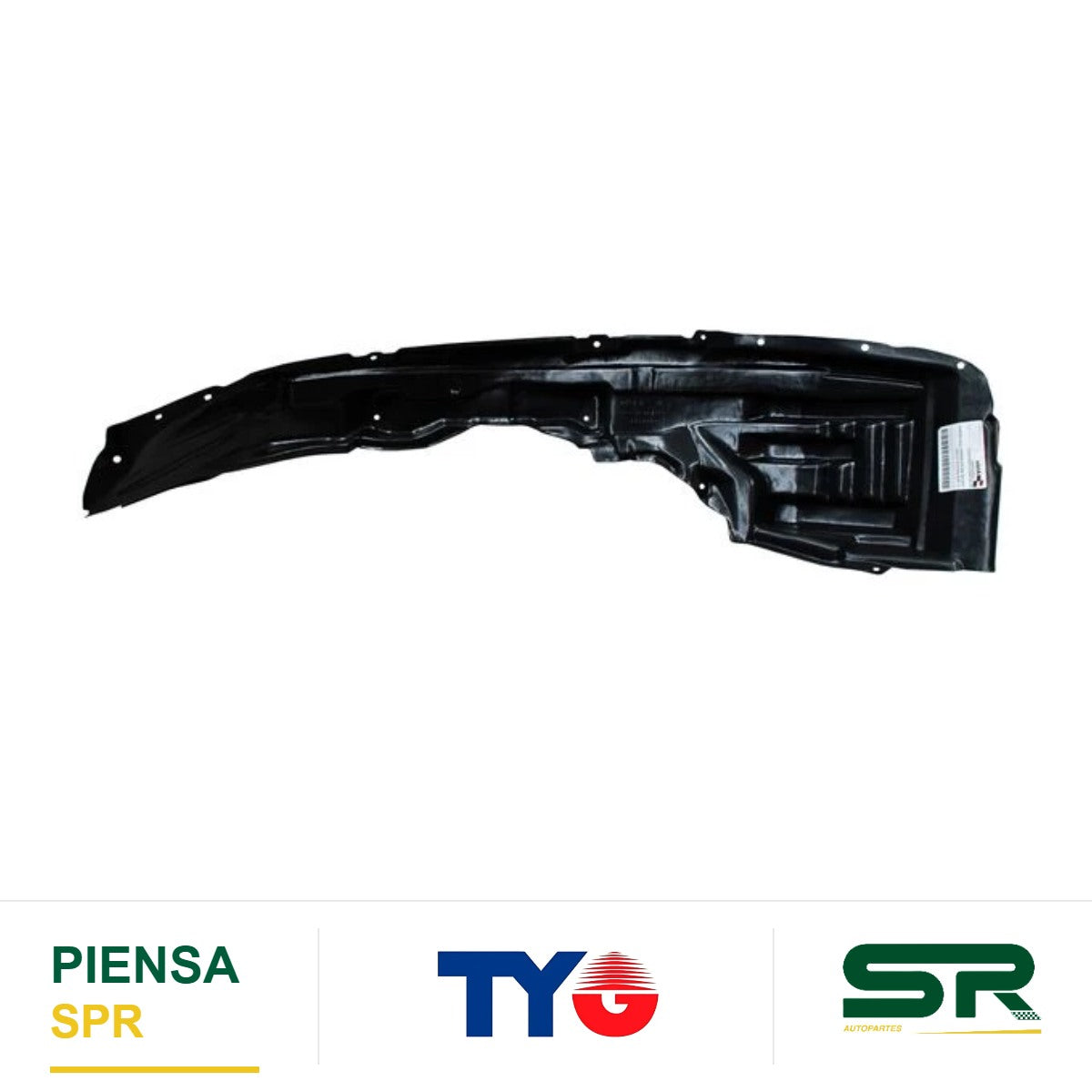 TOLVA SALPICADERA DERECHA PLÁSTICO MITSUBISHI OUTLANDER 2011-2015 TYG