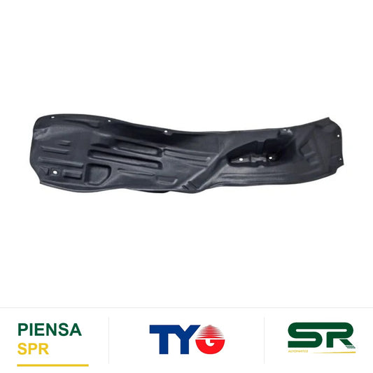 TOLVA SALPICADERA IZQUIERDA TRASERA PLÁSTICO SECCIÓN MITSUBISHI PU L200 2016-2019 TYG
