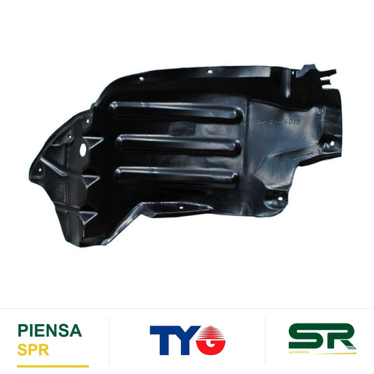 TOLVA SALPICADERA IZQUIERDA DELANTERA PLÁSTICO SECCIÓN MITSUBISHI PU L200 2016-2019 TYG