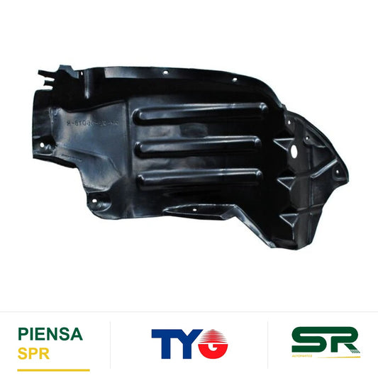 TOLVA SALPICADERA DERECHA DELANTERA PLÁSTICO SECCIÓN MITSUBISHI PU L200 2016-2019 TYG