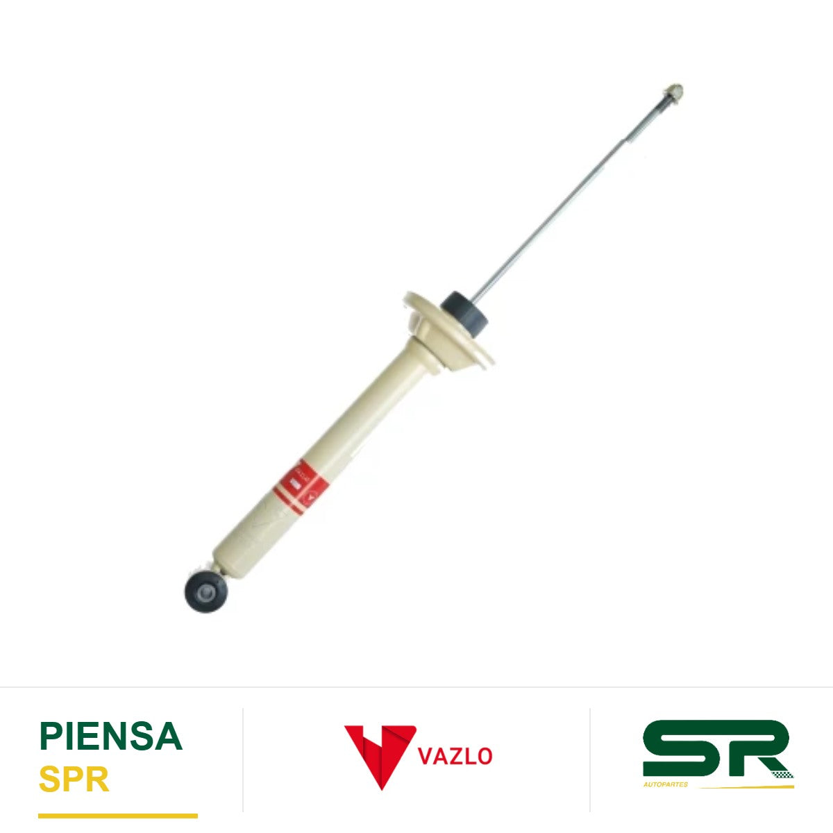 AMORTIGUADOR TRASERO AMBOS LADOS CON GAS NITRÓGENO VOLKSWAGEN GOL 2009-2020 VOLKSWAGEN POINTER 2001-2009 VAZLO