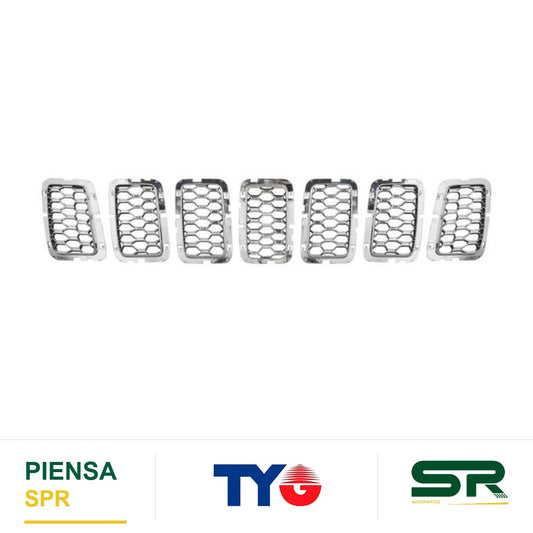 PARRILLA CROMADA JEEP GRAND CHEROKEE 2017-2022 INSERTO TYG
