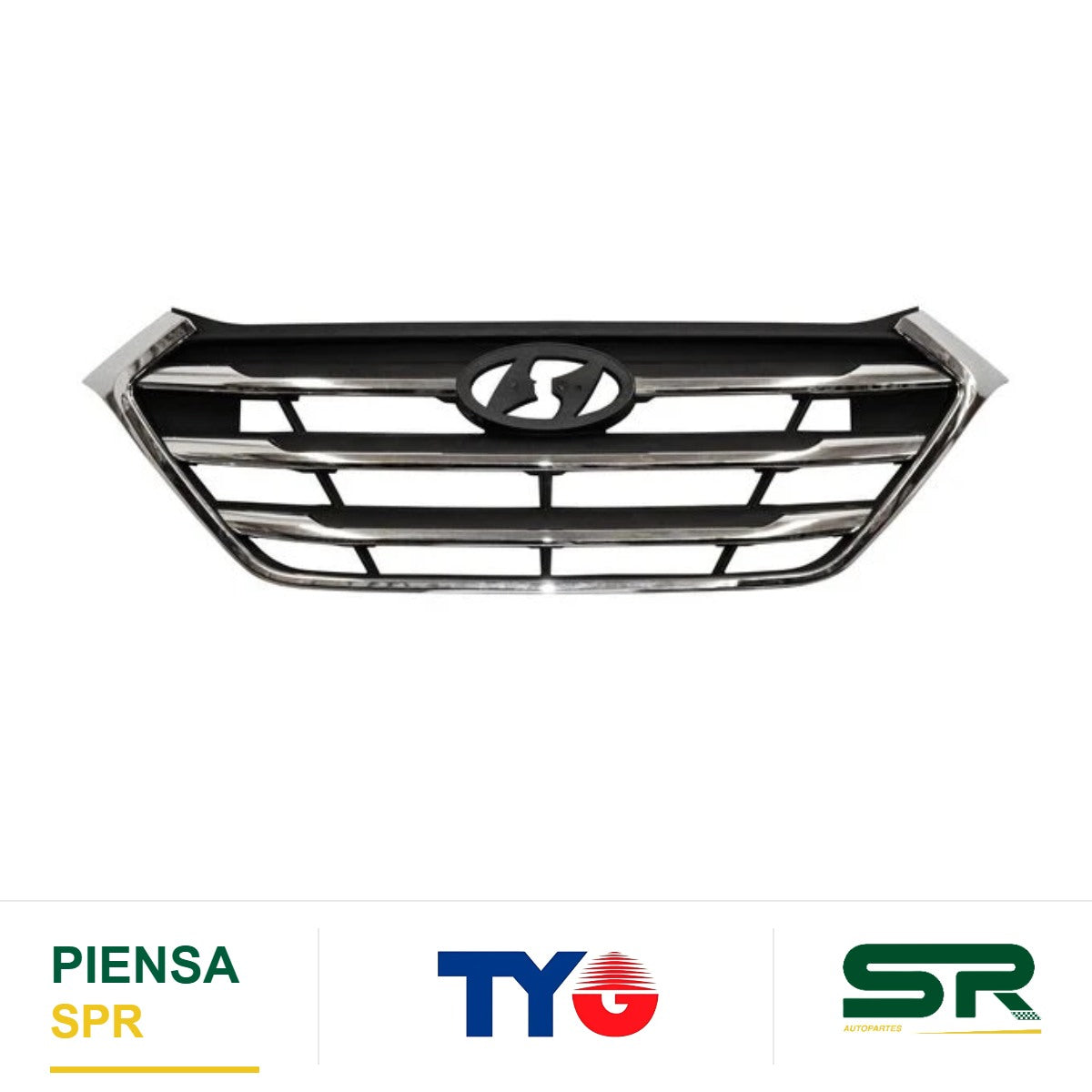PARRILLA FILO PLATA PLATA HYUNDAI TUCSON 2016-2017 TYG
