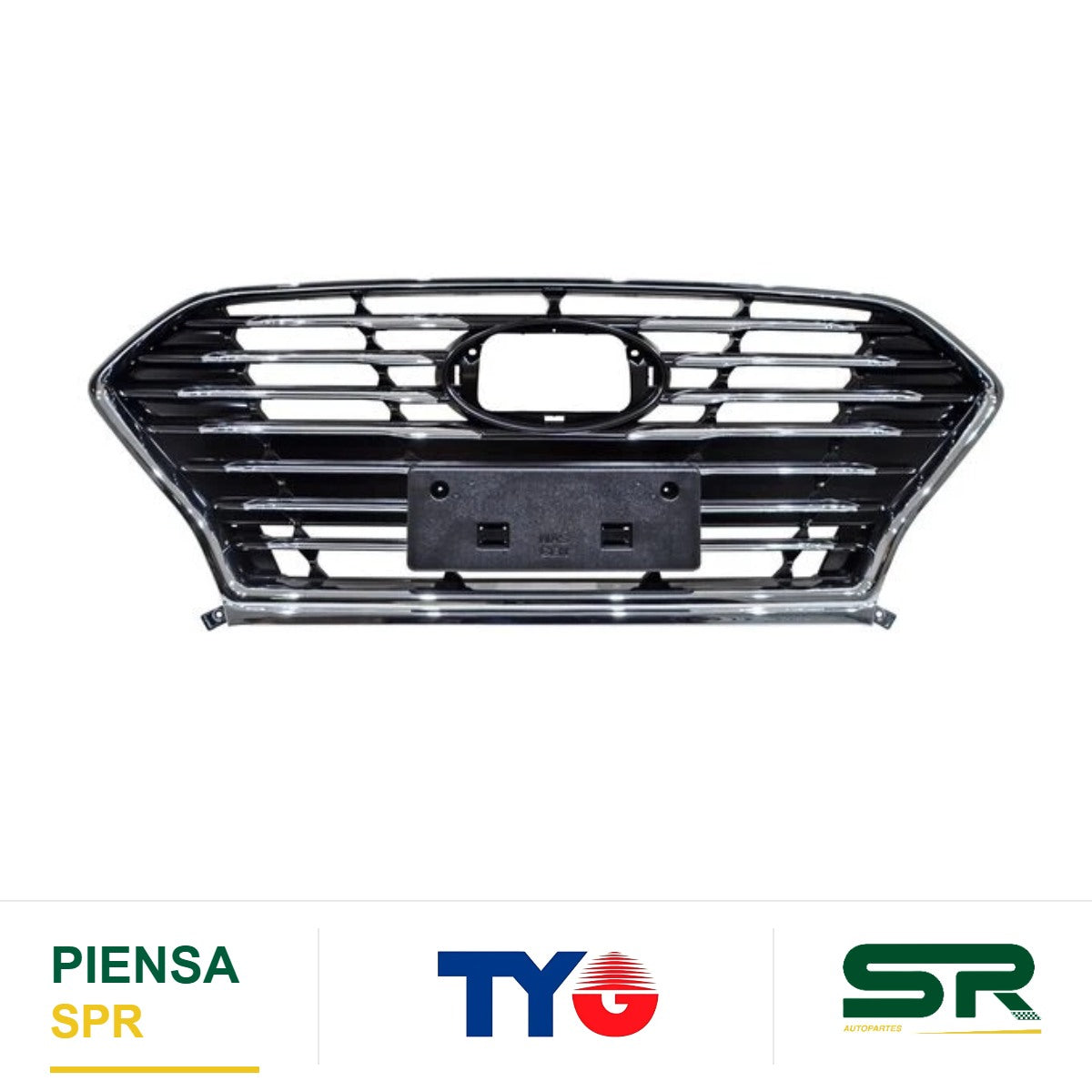 PARRILLA CON MOLDURA CROMADA HYUNDAI SONATA 2018-2019 TYG