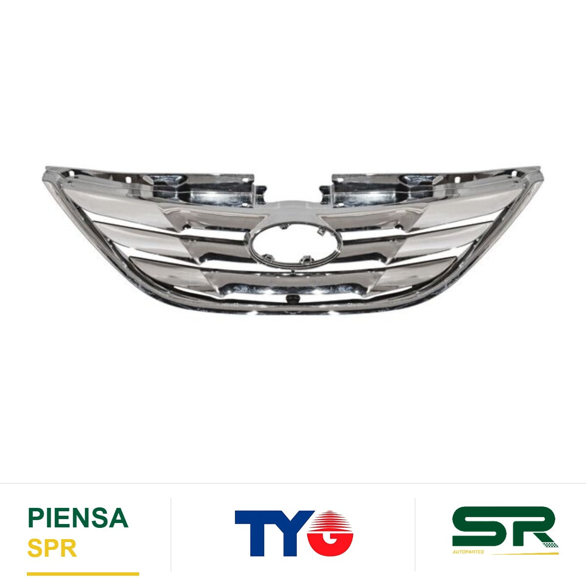 PARRILLA CON MOLDURA CROMADA HYUNDAI SONATA 2011-2014 TYG