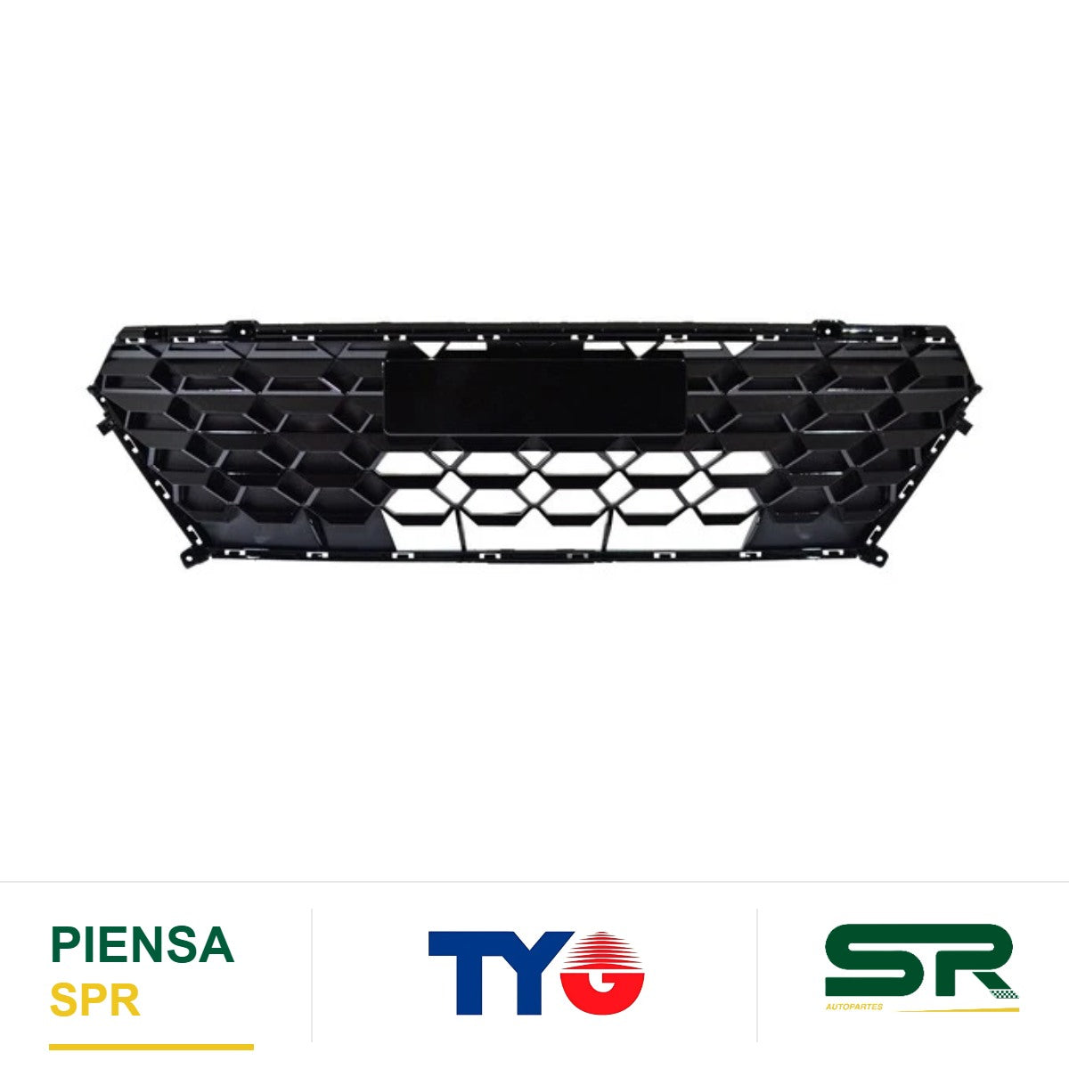 PARRILLA CENTRAL DE FASCIA LISA HYUNDAI HB20 2023-2025 TYG