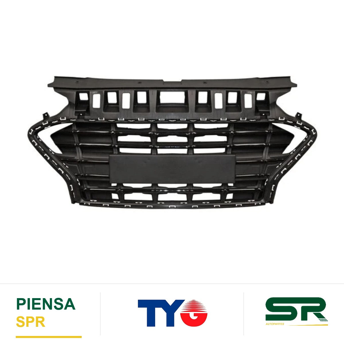 PARRILLA CENTRAL DE FASCIA SIN MOLDURA 5 PUERTAS HYUNDAI GRAND I10 2021-2025 TYG