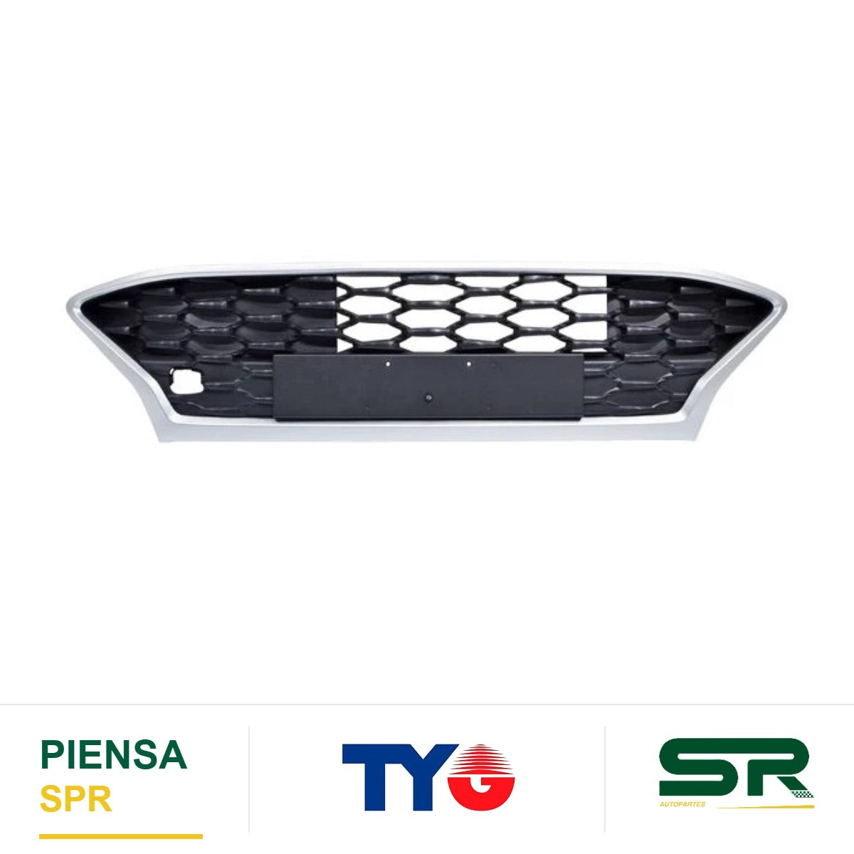 PARRILLA CON MOLDURA PLATA 4 PUERTAS HYUNDAI GRAND I10 2021-2023 TYG