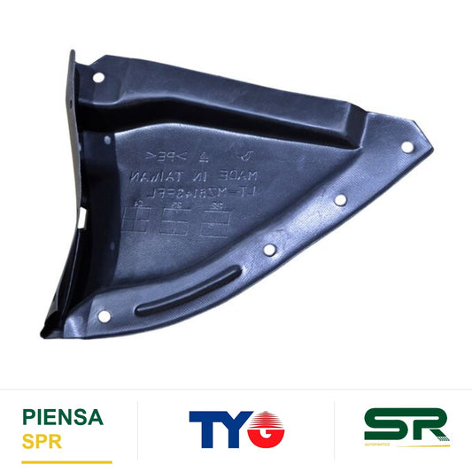 TOLVA SALPICADERA IZQUIERDA DELANTERA PLÁSTICO SECCIÓN MAZDA 2 2020-2025 TYG