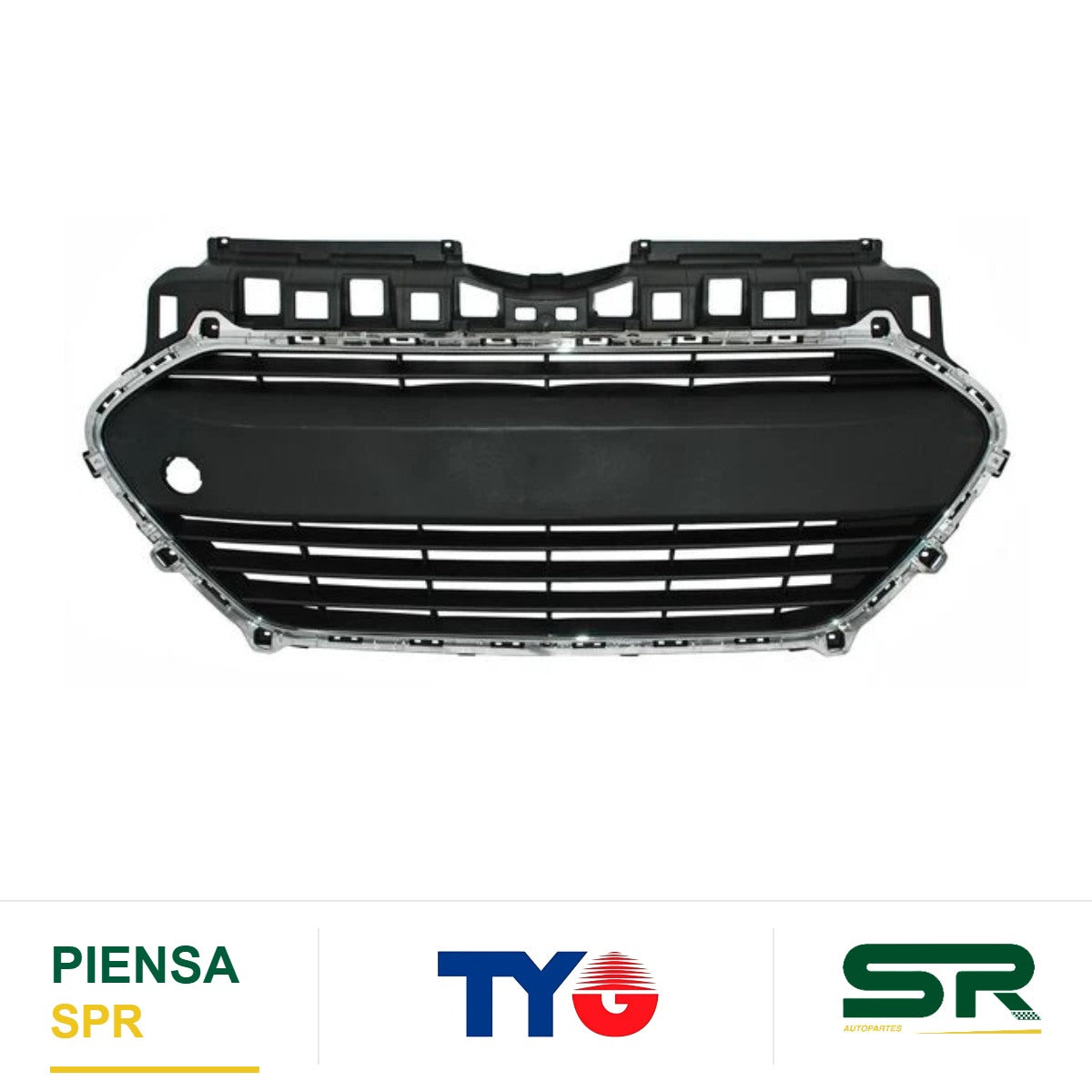 PARRILLA CENTRAL DE FASCIA CROMADA HYUNDAI GRAND I10 2015-2017 TYG