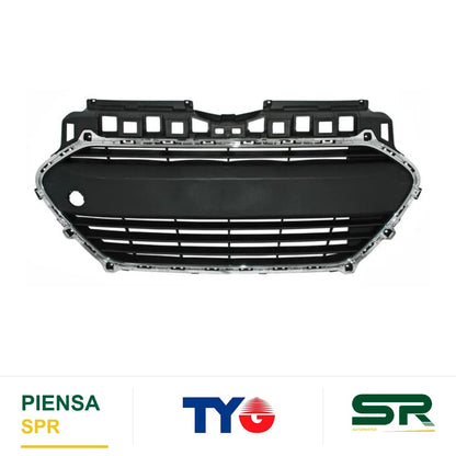 PARRILLA CENTRAL DE FASCIA CROMADA HYUNDAI GRAND I10 2015-2017 TYG