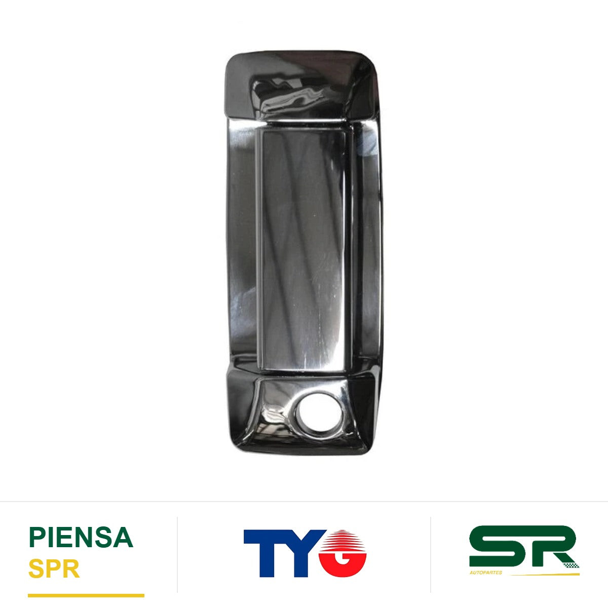 MANIJA EXTERIOR IZQUIERDA CROMADA PLÁSTICO TOYOTA HIACE 2004-2019 LATERAL TYG