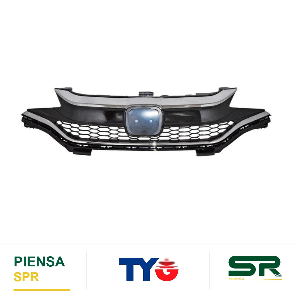 PARRILLA SUPERIOR CON MOLDURA CROMADA HONDA FIT 2018-2020 TYG