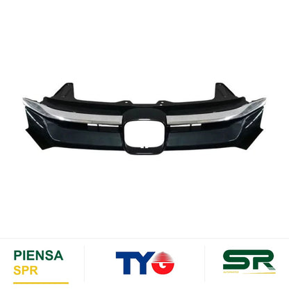 PARRILLA SUPERIOR CON MOLDURA CROMADA NEGRA HONDA CR-V 2015-2016 TYG