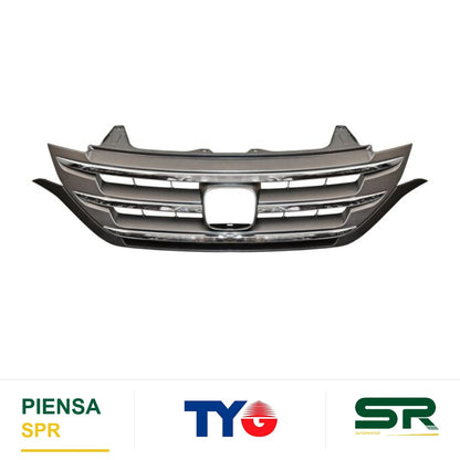 PARRILLA INFERIOR CON MOLDURA PARA PINTAR HONDA CR-V 2012-2014 TYG
