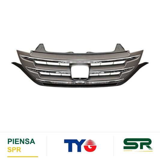 PARRILLA CON MOLDURA PARA PINTAR INFERIOR HONDA CR-V 2012-2014 TYG