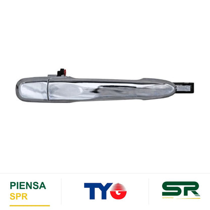 MANIJA EXTERIOR DELANTERA DERECHA CROMADA PLÁSTICO TOYOTA AVANZA 2012-2018 / TRAS TYG