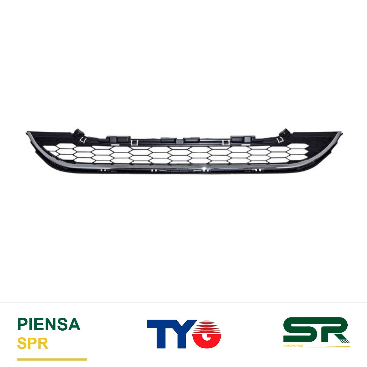 PARRILLA CENTRAL CON MOLDURA CROMADA HONDA CR-V 2010-2011 TYG