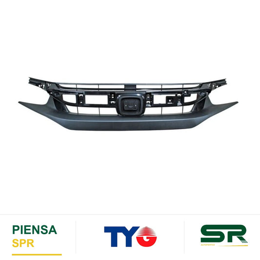PARRILLA SIN MOLDURA NEGRA HONDA CIVIC 2019-2021 TYG
