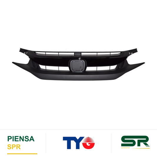 PARRILLA CON MOLDURA NEGRA HONDA CIVIC 2019-2020 TYG