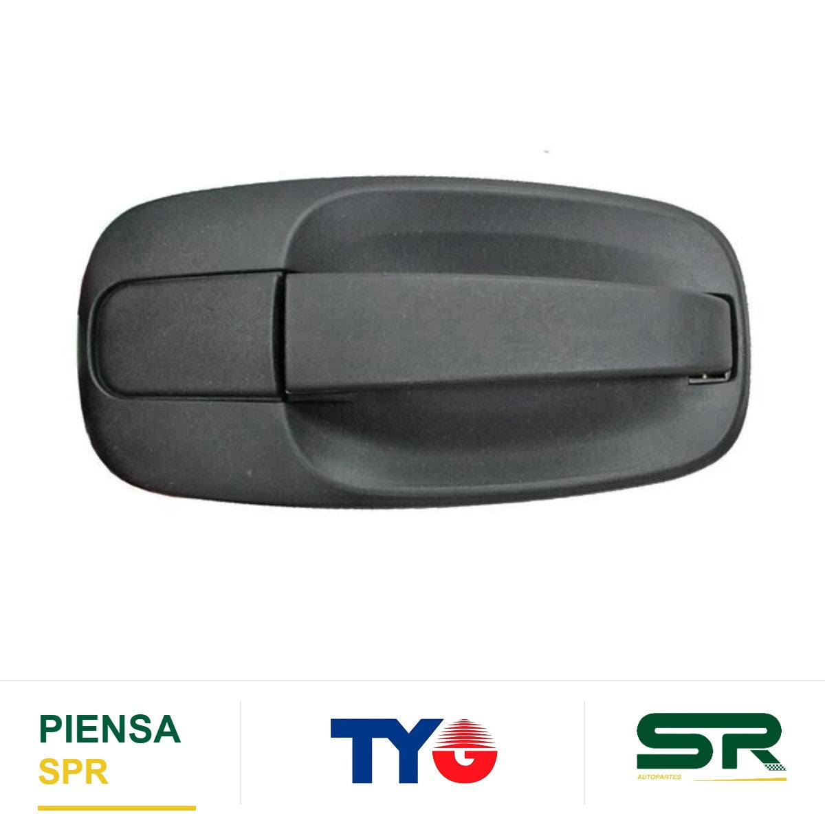 MANIJA TAPA TRASERA SIN HOYO PLÁSTICO RENAULT TRAFIC 2007-2012 CORRUGADA PARA LLAVE TYG