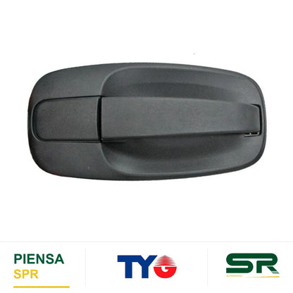 MANIJA TAPA TRASERA SIN HOYO PLÁSTICO RENAULT TRAFIC 2007-2012 CORRUGADA PARA LLAVE TYG