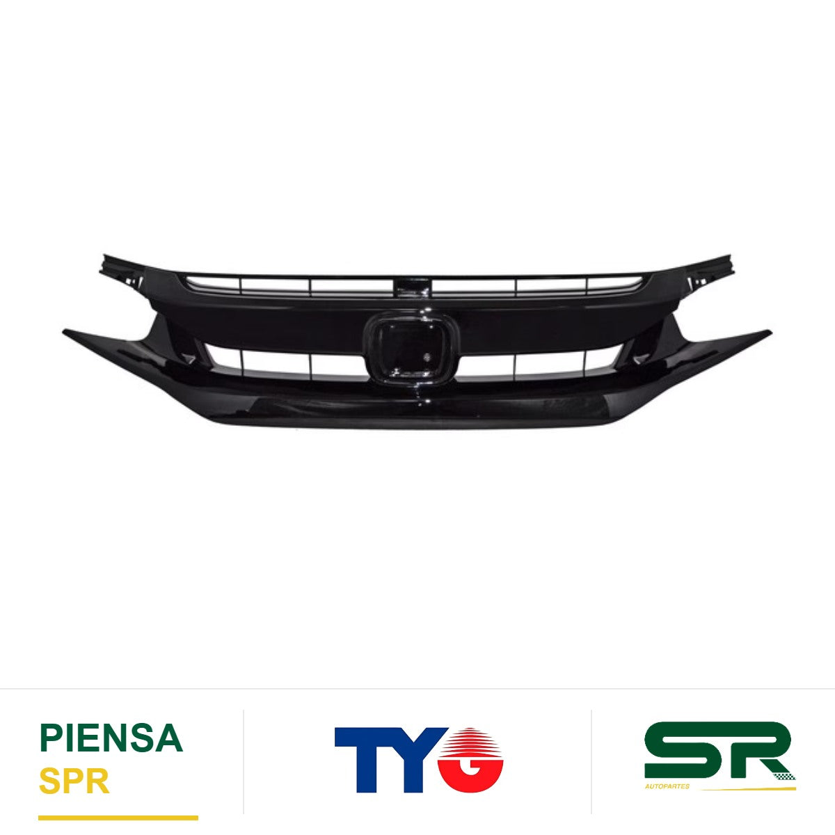PARRILLA CON MOLDURA LISA HONDA CIVIC 2019-2020 TYG