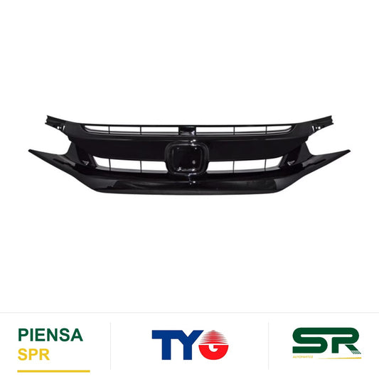 PARRILLA CON MOLDURA HONDA CIVIC 2019-2020 LISA TYG