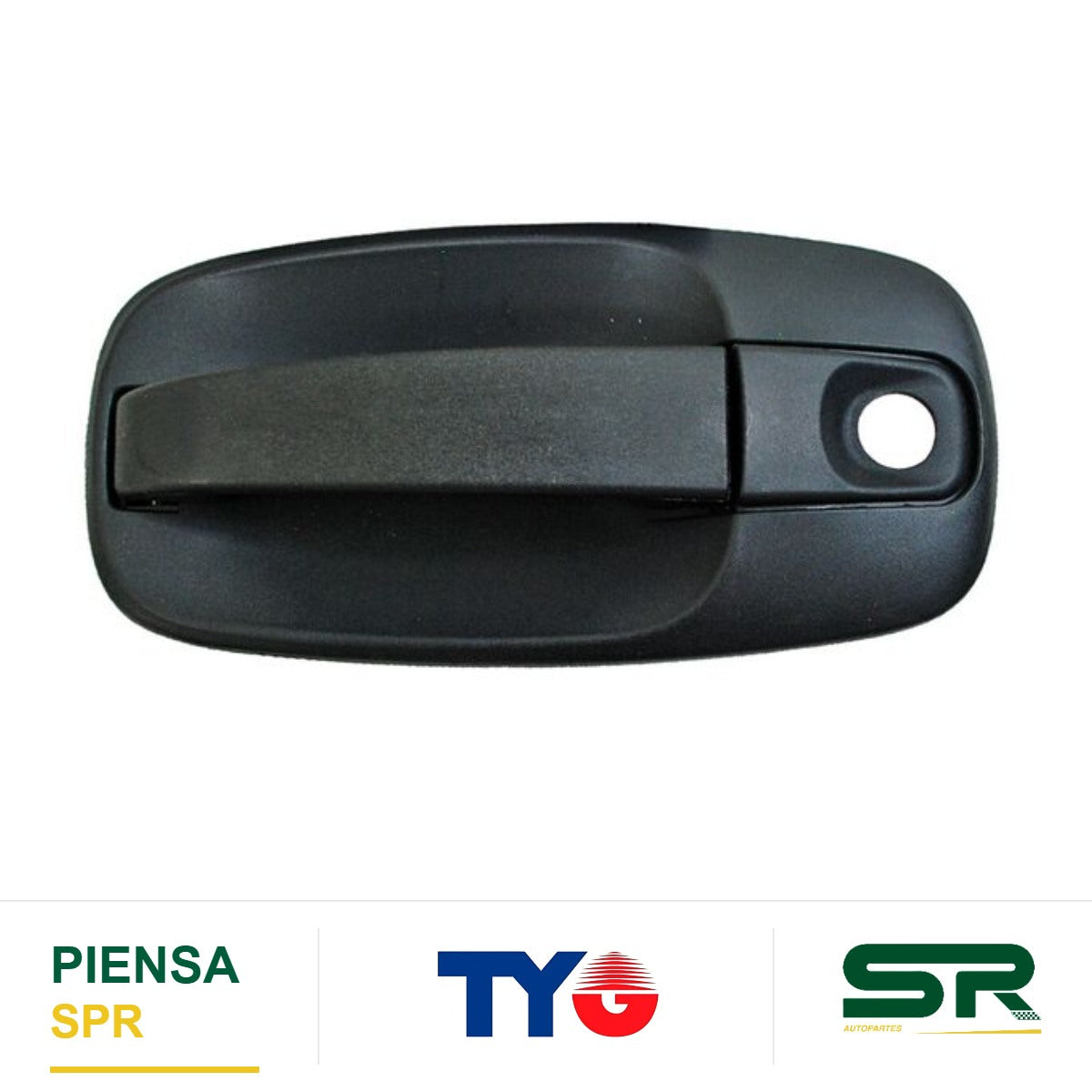 MANIJA TAPA TRASERA CON HOYO PLÁSTICO RENAULT TRAFIC 2007-2012 CORRUGADA PARA LLAVE TYG