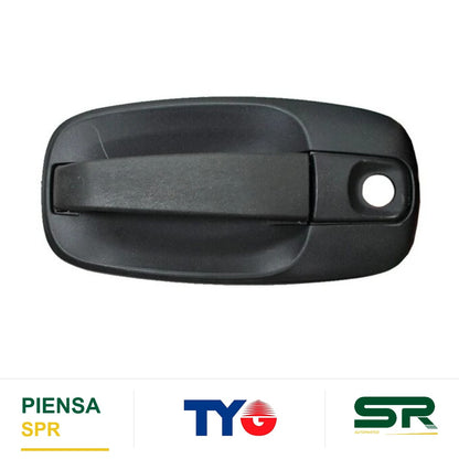 MANIJA EXTERIOR DELANTERA IZQUIERDA PLÁSTICO RENAULT TRAFIC 2007-2012 CORRUGADA TYG