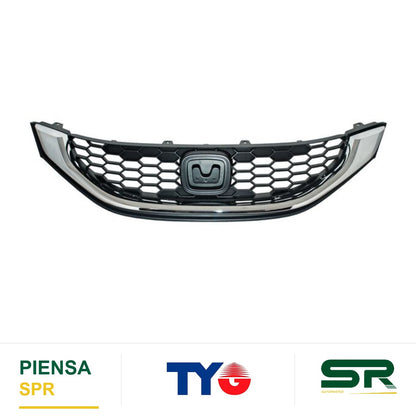 PARRILLA CON MOLDURA CROMADA 4 PUERTAS 2 PUERTAS HONDA CIVIC 2013-2015 TYG
