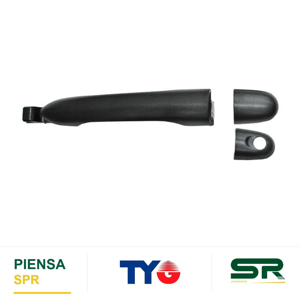 MANIJA EXTERIOR DELANTERA PLÁSTICO RENAULT KOLEOS 2009-2014 / TRAS CORRUGADA AMBOS LADOS TYG