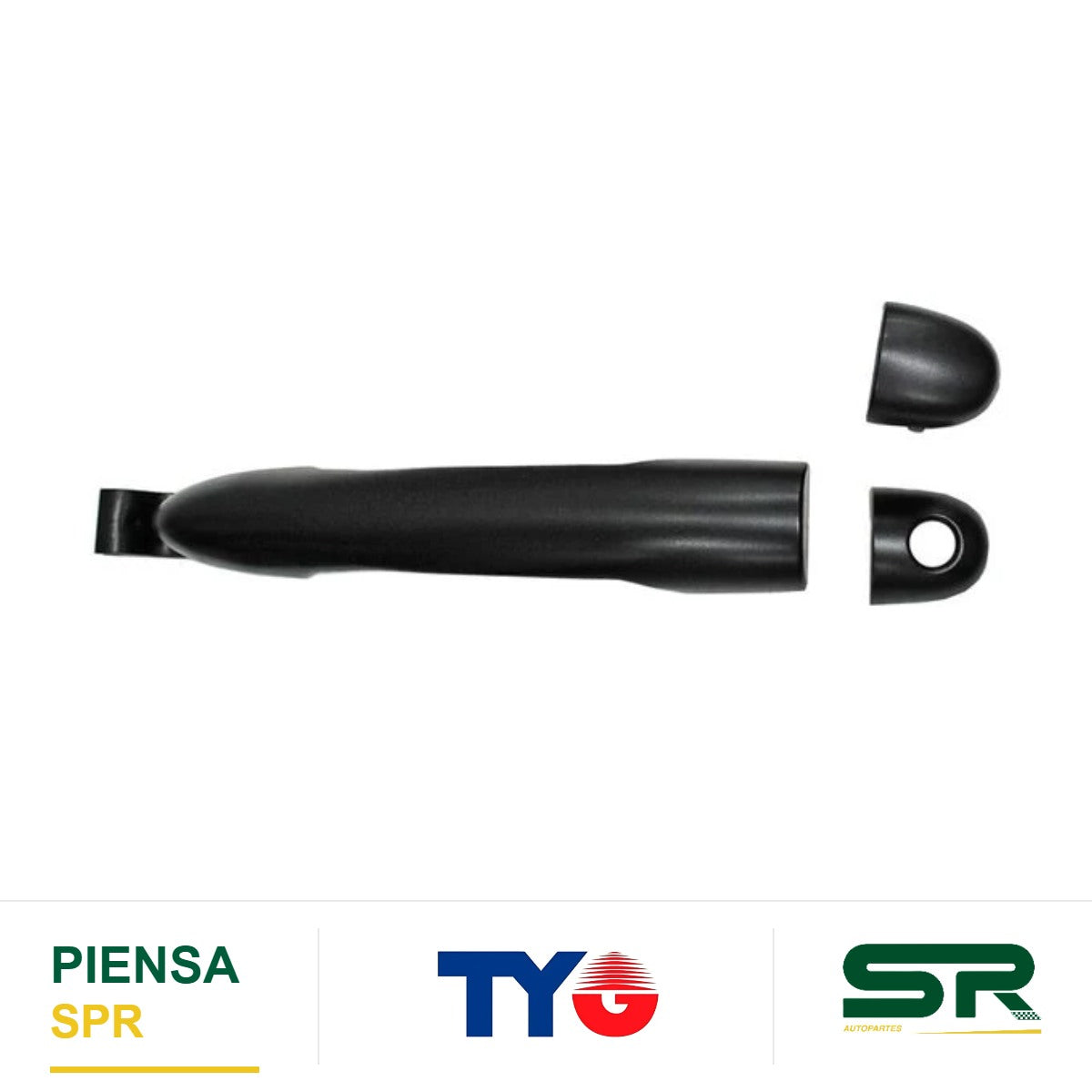 MANIJA EXTERIOR DELANTERA PLÁSTICO RENAULT EURO CLIO 2007-2009 / TRAS CORRUGADA AMBOS LADOS TYG
