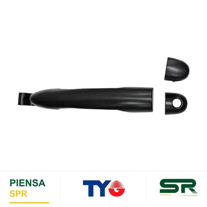 MANIJA EXTERIOR DELANTERA PLÁSTICO RENAULT EURO CLIO 2007-2009 / TRAS CORRUGADA AMBOS LADOS TYG