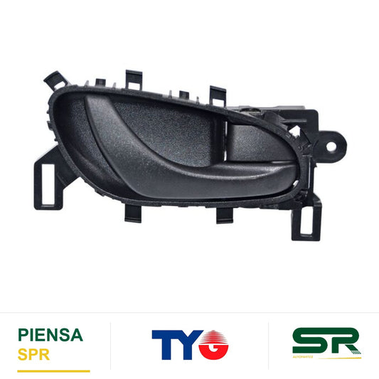 MANIJA INTERIOR DELANTERA DERECHA NEGRA NISSAN SENTRA 2013-2019 / XTRAIL14-22 / FRONTIER / NP-300 2016-2024 / TRAS CORRUGADA TYG