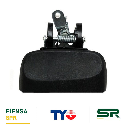 MANIJA EXTERIOR TRASERA IZQUIERDA PLÁSTICO NISSAN XTERRA 2000-2004 CORRUGADA TYG