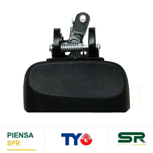 MANIJA EXTERIOR TRASERA DERECHA PLÁSTICO NISSAN XTERRA 2000-2004 CORRUGADA TYG
