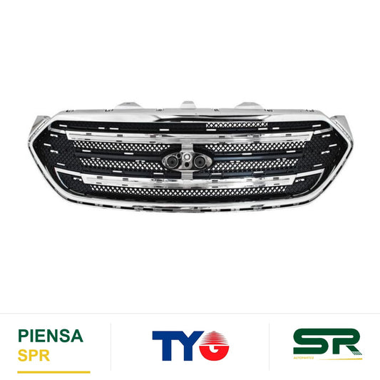 PARRILLA CON MOLDURA CROMADA NEGRA FORD TAURUS 2014-2019 6104 TYG